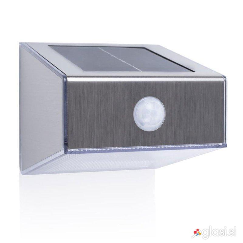 Led solarna svetilka stenska + senzor