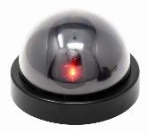 Črna lažna kamera z LED - dome