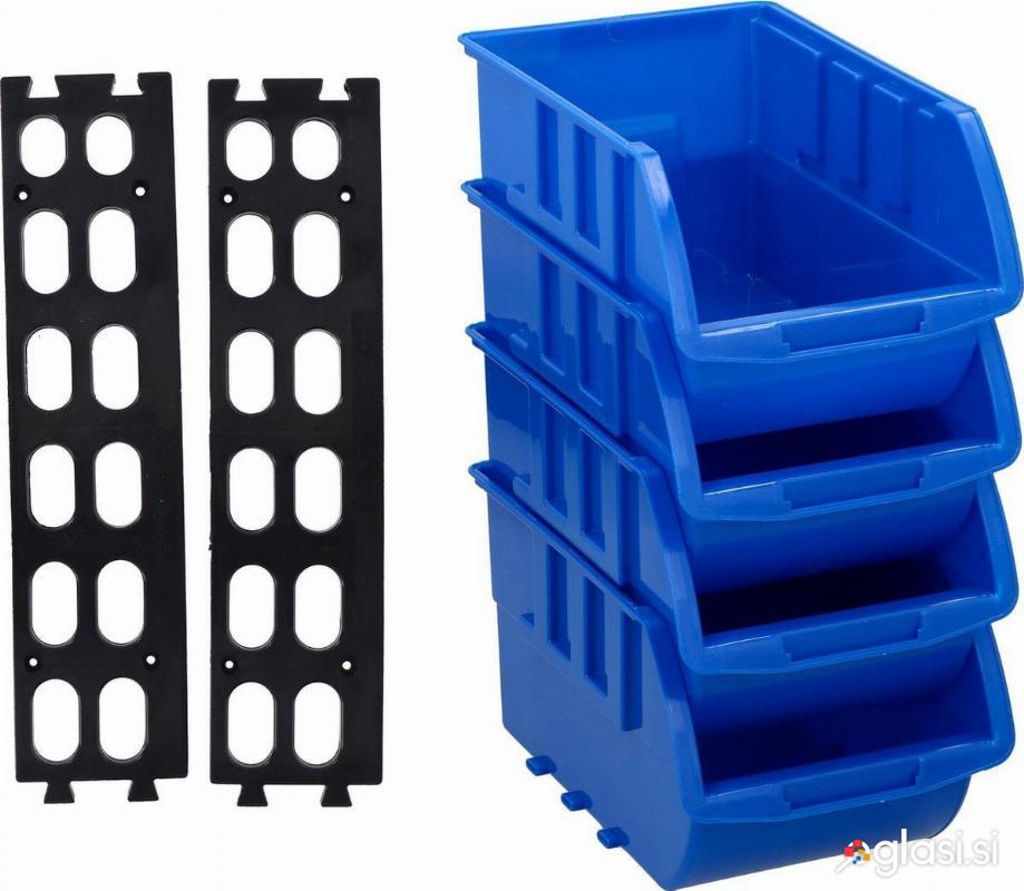 Stenski predalnik PVC - 6 delni organizator