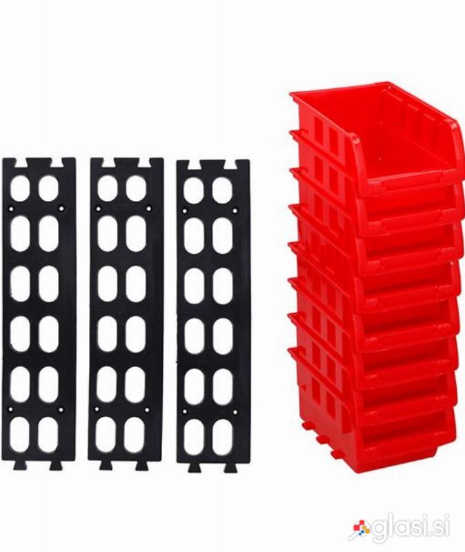 Stenski predalnik PVC - 10 delni organizator