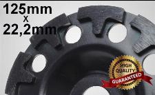KD Diamantna plošča za brušenje 125mm - T oblika