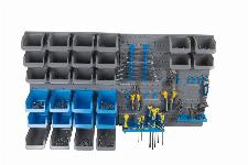 100 x 54cm stenski predalnik PVC - 43 delni organizator
