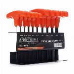 10 Delni set imbus T ključev na stojalu 2-10mm