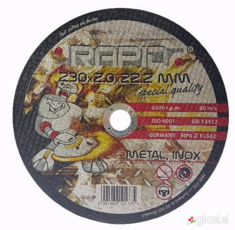 Inox rezalni disk 230mm za kotne brusilnike