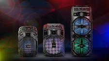Prenosni aku. FM USB karaoke zvočnik Bluetooth LED RGB 10W Music Box Mini