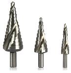 Set 3x HSS konusnih svedrov 4-30mm - spiralna povrtala