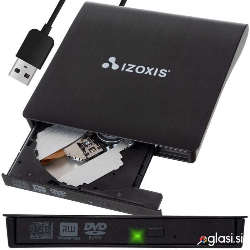 Prenosni zunanji pogon CD+DVD zapisovalnik USB 3.0