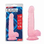 DILDO Chisa Hi-Rubber Pink 7,7