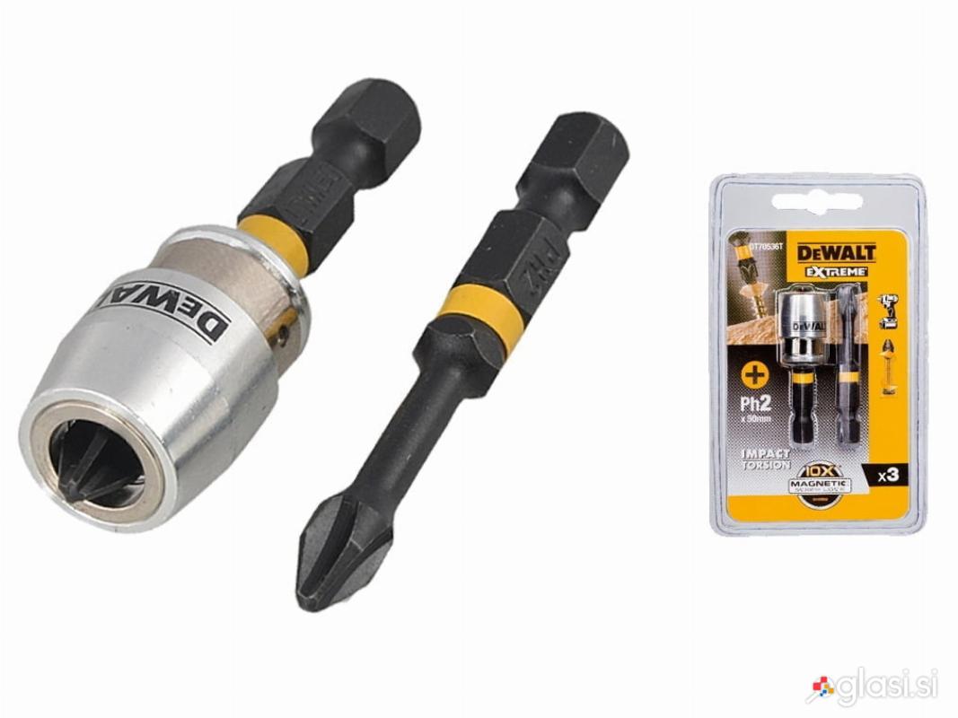 DEWALT distančni PH2 2x50 bit nastavek z magnetom