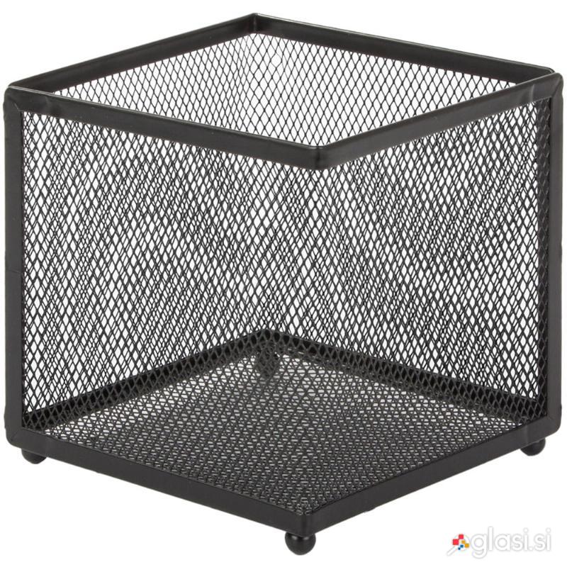 Univerzalni kovinski mrežasti namizni organizator 12x12cm