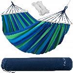 Vrtna viseča mreža za dve osebi 180x160cm do 150kg rainbow modra