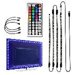 LED osvetlitev televizorja RGB 4 x 50 cm USB LED trak set