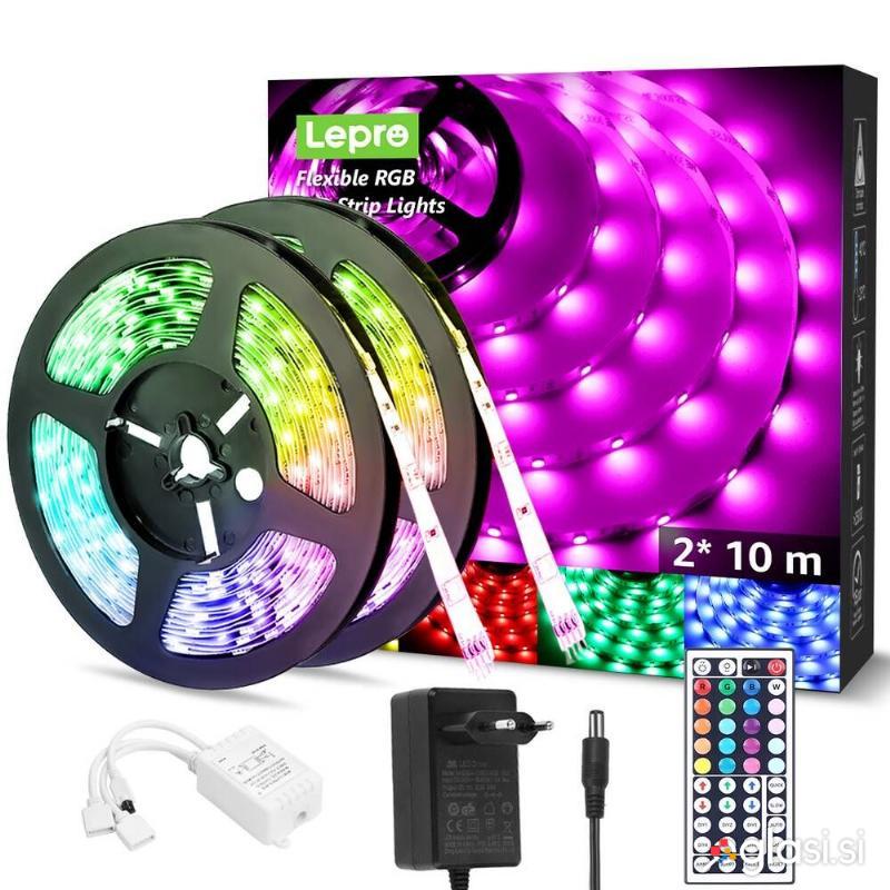 Set LED trak 20m RGB IP20 - 2x10m 5050 SMD