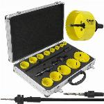 Set kronske žage za mavčne plošče in les 19-76 mm + alu kovček