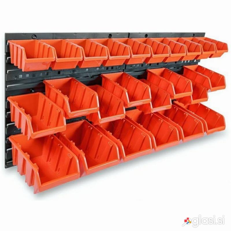 Stenski predalnik PVC - 26 delni organizator
