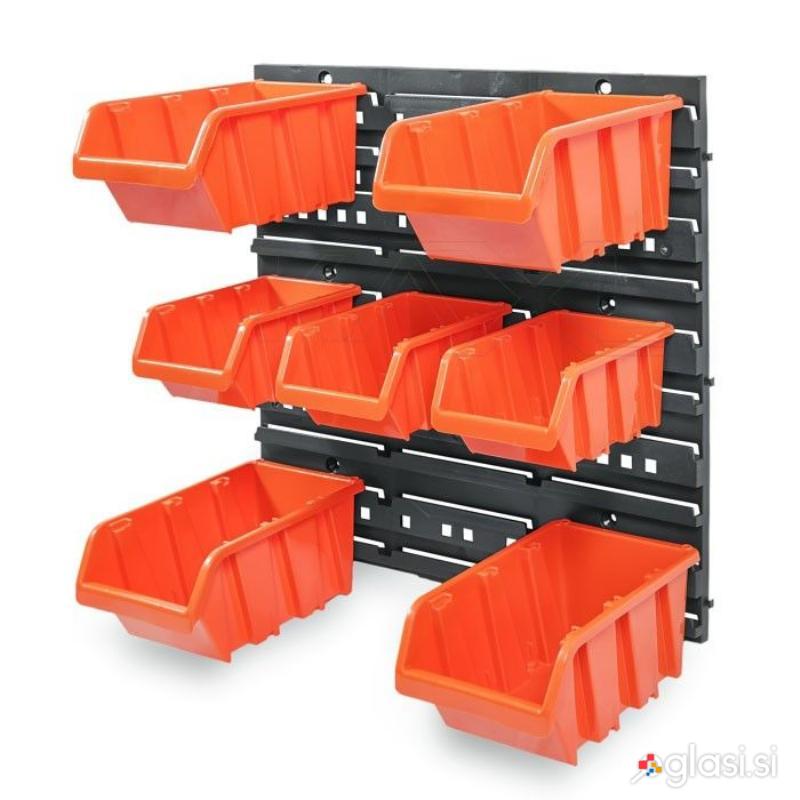Stenski predalnik PVC - 8 delni organizator
