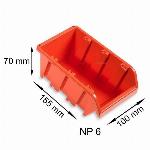 Stenski predalnik PVC - 8 delni organizator