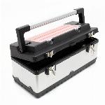Inox+ pvc velik kovček za orodje z organizatorjem