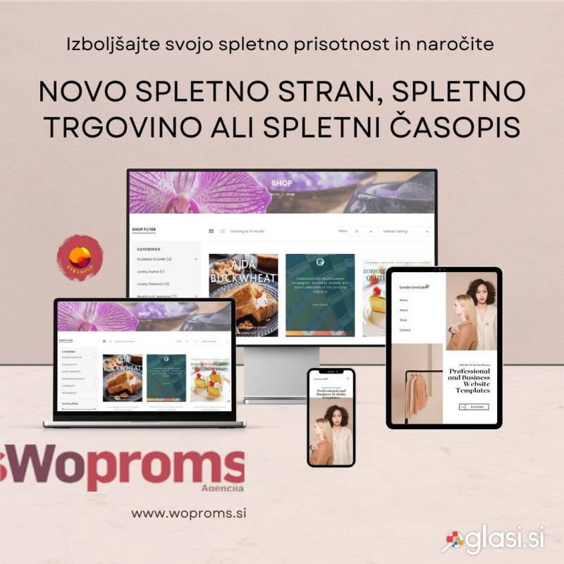 Izdelava spletnih strani in spletnih trgovin