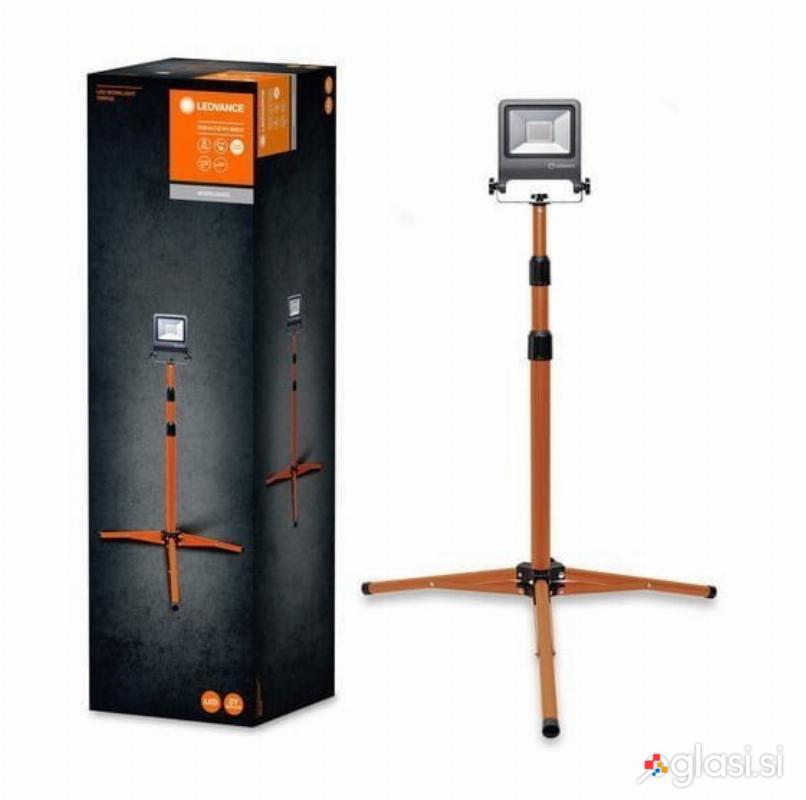 Gradbeni LED 30W reflektor na stojalu