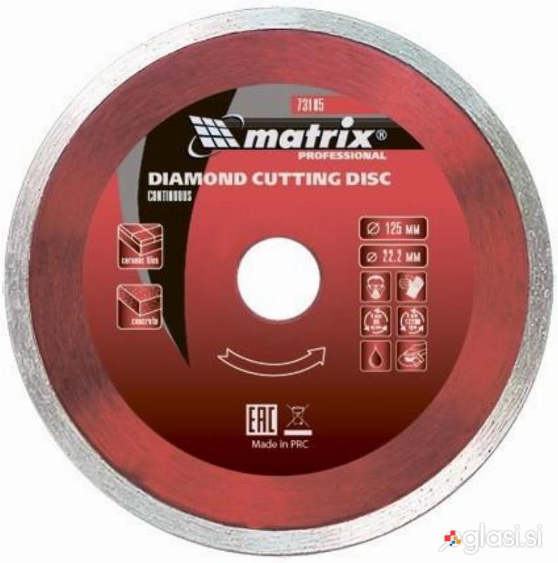 PRO Diamantna rezalna plošča za keramične ploščice 125mm