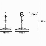 LED reflektor na stojalu 20W stativ - tripod