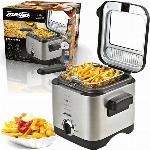 id-3111 900W inox globok cvrtnik na olje 1500ml friteza