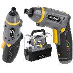 Magnetni vrtljiv aku. vijačnik 2Ah Li-ion LED 4V + nastavki