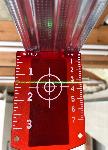 Magnetna tarča za rdeče laserske nivelirje 10cm