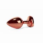 ANALNI ČEP X-MEN Secret Shine Rose Gold Heart (S)