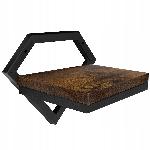 Univerzalna MDF dekorativna viseča stenska polica 20cm