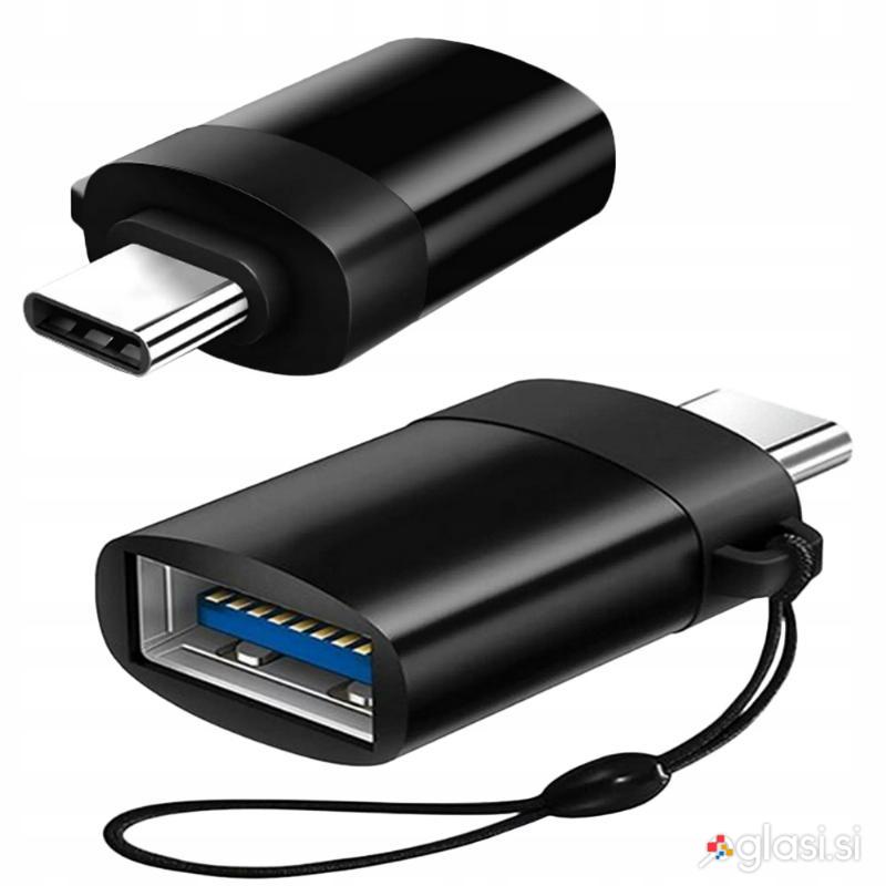 id-2600 Adapter USB C na USB 3.0 OTG črn