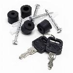 Moderni poštni nabiralnik z režo za časopis antracit + inox