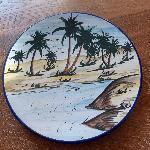 Krožnik , keramika ,  ročno delo