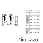 Aluminijasta lestev 3x7