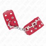 OKOVI ZA ZAPESTJE Kink With Double Line Red