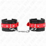 OKOVI ZA ZAPESTJE Kink Black With Red Belt