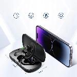 Aku. Bluetooth 5.1 brezžična avto slušalka 10m power bank 500mAh PRO