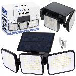 LED 180 solarna svetilka s senzorjem gibanja 1800mAh IP65