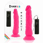 VIBRACIJSKI PENIS Diversia Flexible Pink (21 cm)