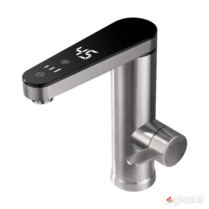 Inox LCD touch pretočni električni grelnik vode 3500W