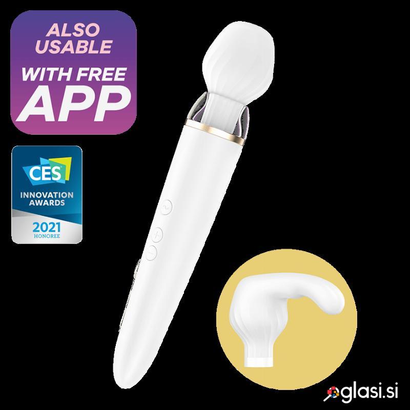MASAŽER Satisfyer Double Wand-er White
