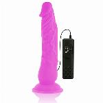 VIBRACIJSKI PENIS Diversia Flexible Purple (21 cm)