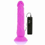 VIBRACIJSKI PENIS Diversia Flexible Purple (21 cm)