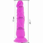 VIBRACIJSKI PENIS Diversia Flexible Purple (21 cm)