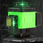 Aku. 16 linijski zeleni gradbeni laserski nivelir 2x 2400mah LL17P