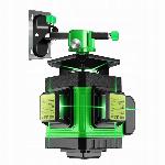 Aku. 16 linijski zeleni gradbeni laserski nivelir 2x 2400mah LL17P