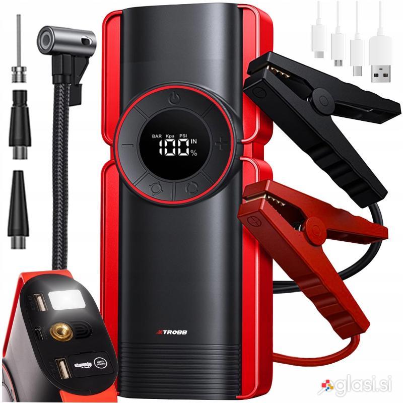 6v1 LED 12V booster 800A zaganjalec Jump Starter polnilec USB 10000 mAh