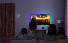 Pametno LED RGB WiFi stensko stikalo touch TX T5 1C eWeLink 1-kanalno
