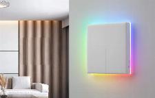 Pametno LED RGB WiFi stensko stikalo touch TX T5 1C eWeLink 1-kanalno